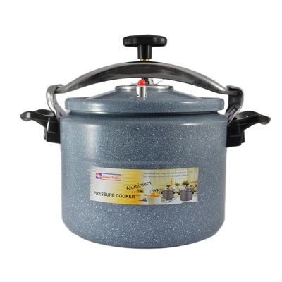 Ceramic Coating Aluminium Pressure Cooker with Induction Base - 26cm - 10 Liter Capacity - Grey