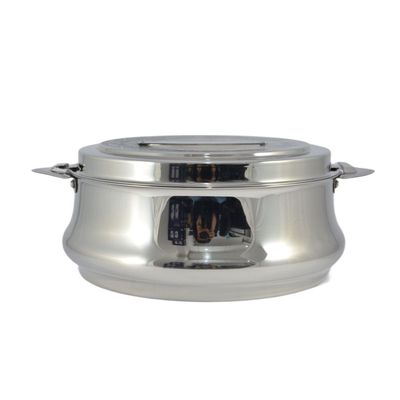 Riyadh Hotpot 3500ml Capacity - Unique Locking Lid - High Quality Stainless Steel - Silver Etching