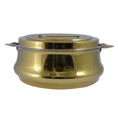 Riyadh Hotpot 3500ml Capacity - Unique Locking Lid - High Quality Stainless Steel - Gold Etching