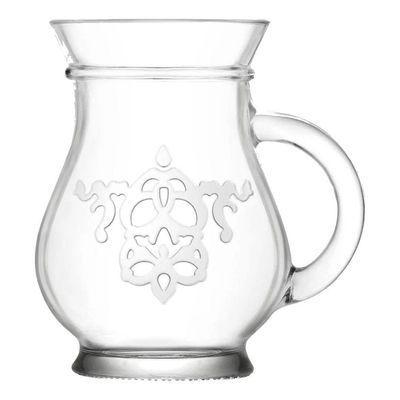 2-Piece Ayran Mug, 330 ml, Clear