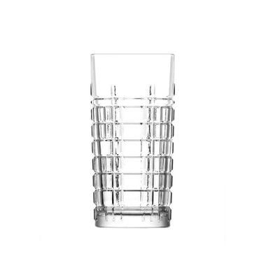 6-Piece Brit Long Tumbler Set, 356 ml, Clear