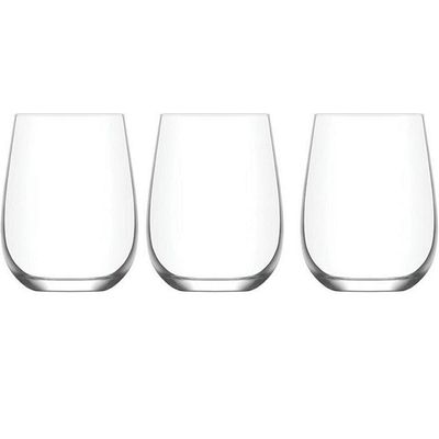 3-Piece Gaia Tumbler Set, 475 ml, Clear