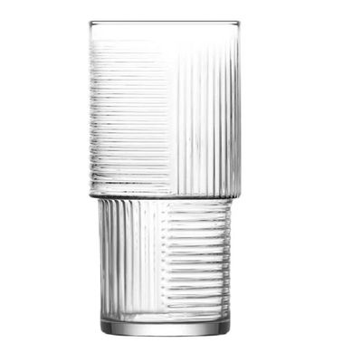 Lav 3-Piece Helen Long Drink Tumbler Set, 400 ml, Clear