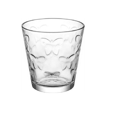 3-Piece Kelebek Soft Drink Glass Set, 255ml, Clear