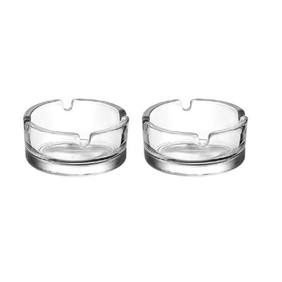 2-Piece Keyif Mini Ashtray Set, 72mm, Clear