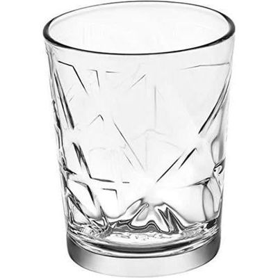 6-Piece Line Water Glass Set, 165 ml, Clear