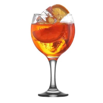 Lav 3-Piece Misket Large Size Goblet Set, 645 ml, Clear