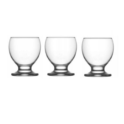 3-Piece Nectar Soft Drink Glass Set, 215 ml, Clear