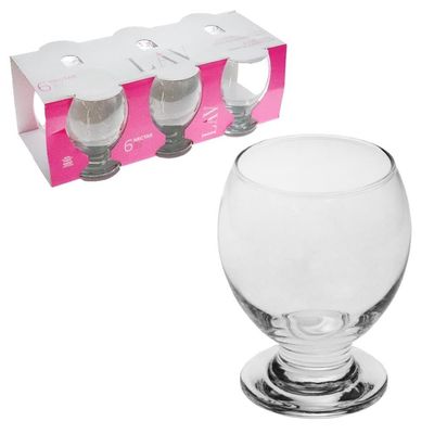 3-Piece Nectar Soft Drink Glass Set, 215 ml, Clear