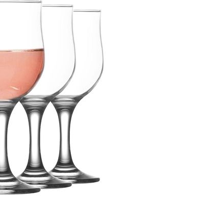 3-Piece Nevakar Wine Glass Set, 320 ml, Clear