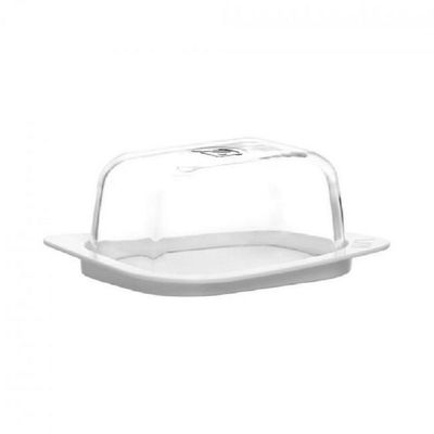 Pera Butter Dish, Plastic Plate & 405 ml Cover