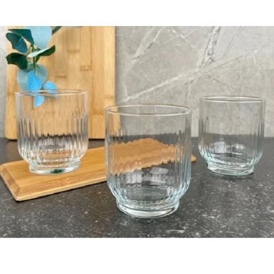 3-Piece Tokyo Soft Drink Glass Set, 330 ml, Clear