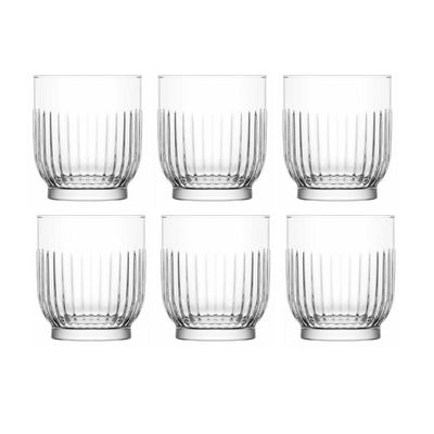 Lav 6-Piece Tokyo Soft Drink Glass Set, 330 ml, Clear