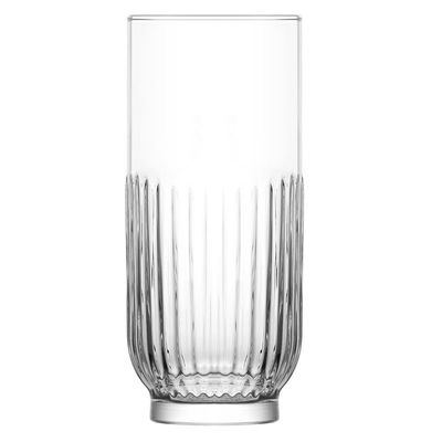 3-Piece Tokyo Long Drink Glass Set, 395 ml, Clear