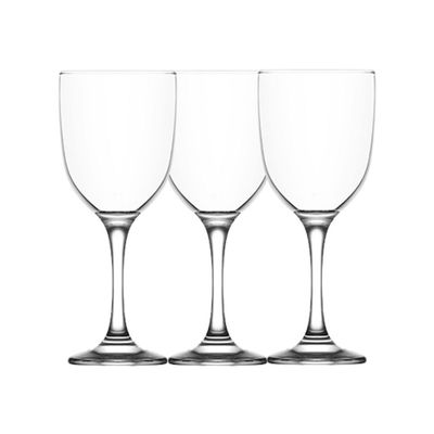 3-Piece Tokyo Wine Glass Set, 290 ml, Clear