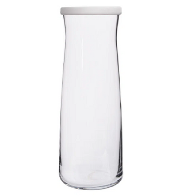 Vera Carafe, 1200 ml, White Silicon Lid