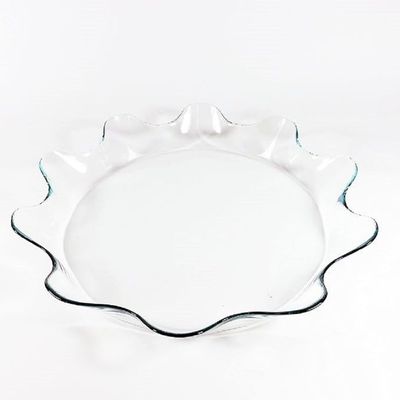 Patisserie Round Glass Service Plate, 40x320 mm