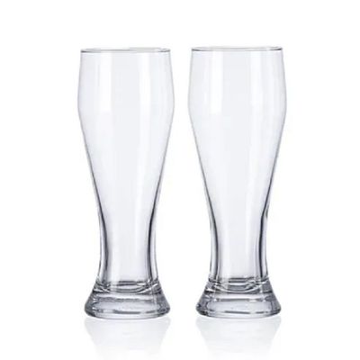 2-Piece Weizenbeer & Pills Beer Glass Set, 415 ml, Clear