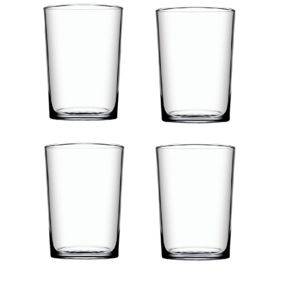 4-Piece Bistro Beer Glass Set, 510 ml, Clear