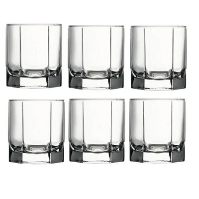 6-Piece Tango Tumbler Set, 250 ml, Clear