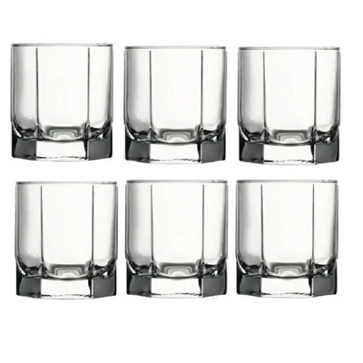 Pasabahce 6-Piece Tango Tumbler Set, 250 ml, Clear