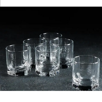 6-Piece Tango Tumbler Set, 250 ml, Clear