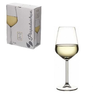 Pasabahce 2-Piece Allegra White Wine Glass Set, 350 ml, 217 mm Height, 57 mm Diamater, Clear