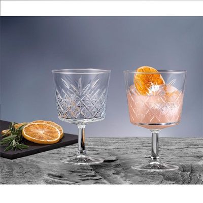 4-Piece Timeless Cocktail Coupe Set, 260 ml, 134 mm Height, 86 mm Diameter, Clear