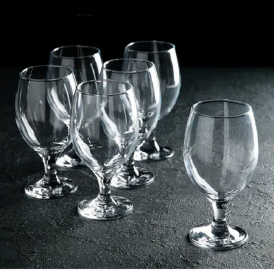 6-Piece G4U Siena Beer Glass Set, 400 ml, 160 mm Height, 68 mm Diameter