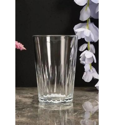 6-Piece Luzia Water Tumbler, 250 ml, 104 mm Height, 77.5 mm Diameter, Clear 