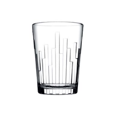 6-Piece Scala Water Tumbler, 240 ml, 102 mm Height, 76 mm Diameter, Clear 