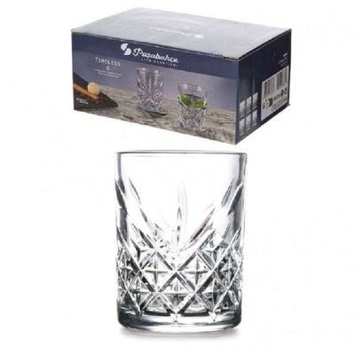 Pasabahce 6-Piece Timeless Mini Water Glass 115 ml, 76 mm Height, 58 mm Diameter, Clear