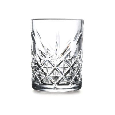 6-Piece Timeless Mini Water Glass 115 ml, 76 mm Height, 58 mm Diameter, Clear