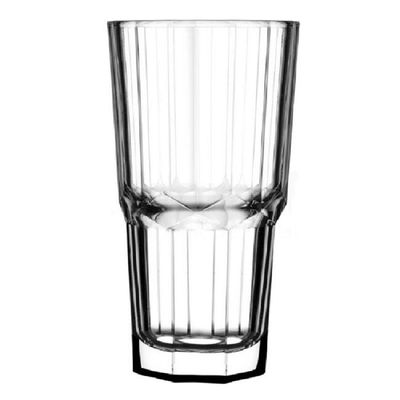 3-Piece Serenity Long Drink Glass Set, 375 ml, 150 mm Height, 82 mm Diameter, Clear