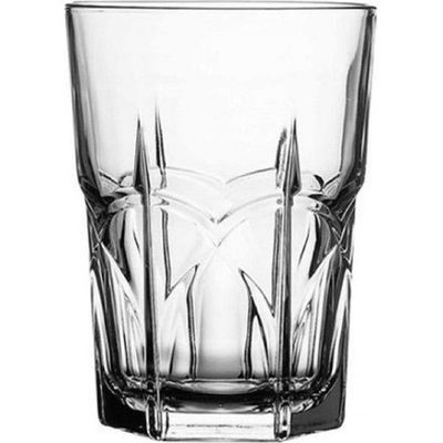 6-Piece King Water Tumbler, 240 ml, 100 mm Height, 74 mm Diameter, Clear 