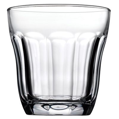 6-Piece Baroque Whisky Tumbler, 300 ml, 92 mm Height, 90 mm Diameter, Clear 