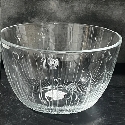 2-Piece Marmelade Glass Bowl Set, 1115 ml, 94.5 mm Height, 160 mm Diameter