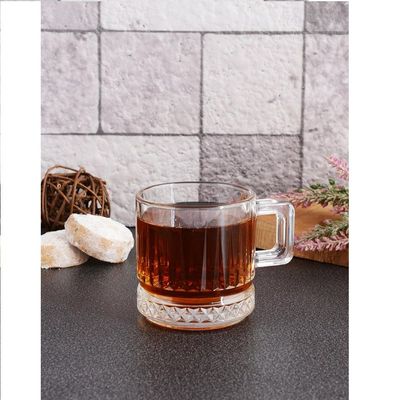 2-Piece Elysia Glass Mug Set, 195 ml