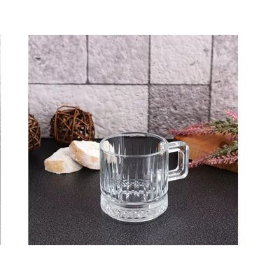 2-Piece Elysia Glass Mug Set, 195 ml