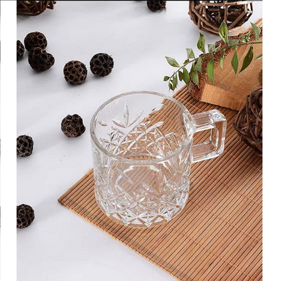 2-Piece Timeless Glass Mug Set, 195 ml