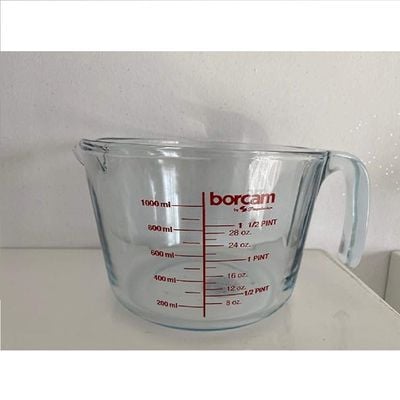 Pasabahce Borcam Glass Measuring Cup, 1000 ml