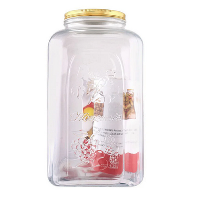 Pasabahce Homemade Glass Jar, 5 lt, Metal Lid, 289 mm Height