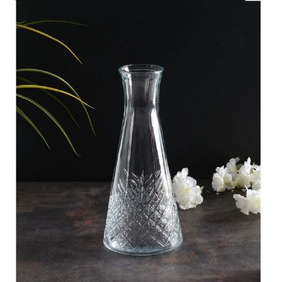 Pasabahce Timeless Glass Carafe, 940 ml Capacity, 264 mm Height, 65 mm Diameter, Clear