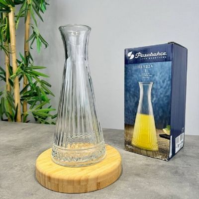 Elysia Glass Carafe, 940 ml Capacity, 264 mm Height, 65 mm Diameter, Clear