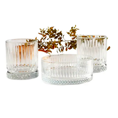 Pasabahce 3-Piece Elysia Whisky Gift Set, 2 Piece Glass 355 ml & 1 Piece Bowl 510 ml, Clear