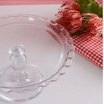 Petite Patisserie Round Footed Glass Serving Plate, 264 mm Diameter, 121 mm Height