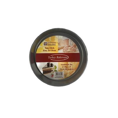 Non-stick Sandwich Tin, 16cm x 5cm, Black