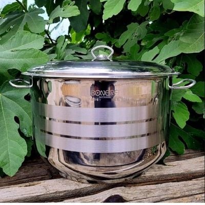 Masterchef Deep Pot 24cm - 6.3 Litre - 18/10 Cr-Ni Stainless Steel