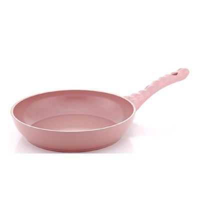 Hella Ceramic Non-Stick Surface Frypan - 20cm - PFOA Free - Pink