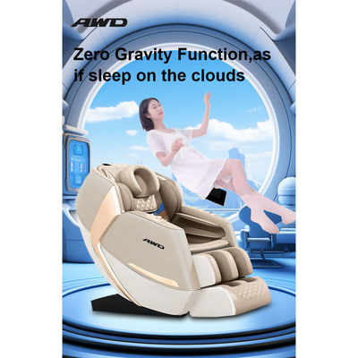 4D Massage Chair with SL-Track Technology, 18 kinds of Auto Programs - Beige.